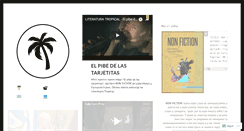Desktop Screenshot of literaturatropical.com